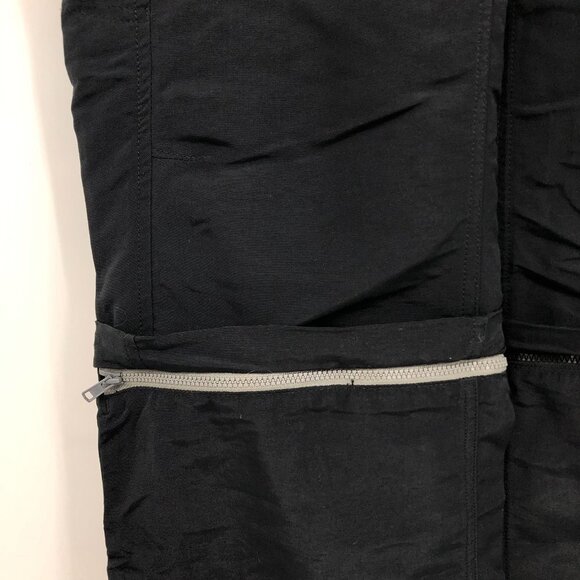 MEC Convertible Black Hiking pants zipper removable bottoms size 10 - Picture 8 of 14